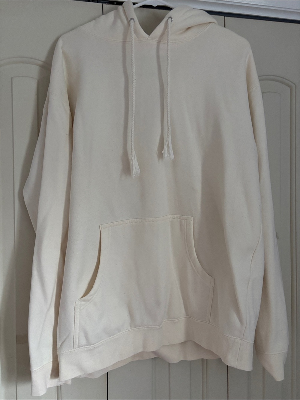 Cream Crewneck Hoodie
